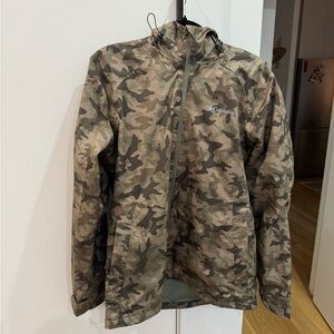 Columbia Olive Green Hooded Outdoor Jacket